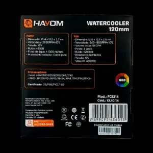 Water Cooler Hayom 120MM FC1314 RGB