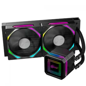 Water Cooler Kalkan Delta 240 ARGB 240mm Wireless Intel-AMD Preto KLK00050