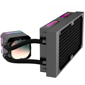 Water Cooler Kalkan Delta 240 ARGB 240mm Wireless Intel-AMD Preto KLK00050