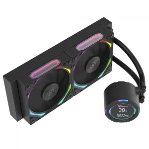 Water Cooler Kalkan Delta V2 240 ARGB Display LCD 240mm Intel/AMD Preto KLK00066