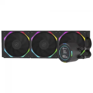 Water Cooler Kalkan Delta V2 360 ARGB 360mm Com Display Intel-AMD Preto KLK00067