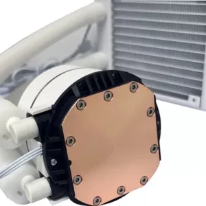 Water Cooler Evolut Fan Gamer Lumini Eg-1220 Branco 120mm Mangueira Com Led Rgb