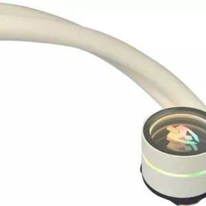 Water Cooler Evolut Fan Gamer Lumini Eg-1220 Branco 120mm Mangueira Com Led Rgb