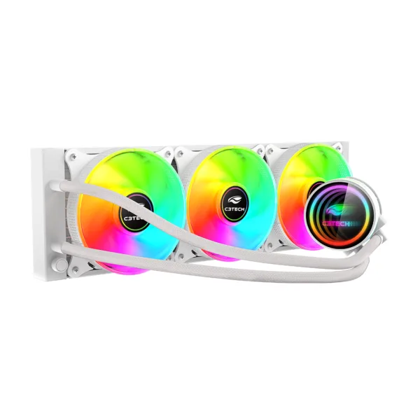 Water Cooler C3Tech Gaming FC-W360WHRGB Branco