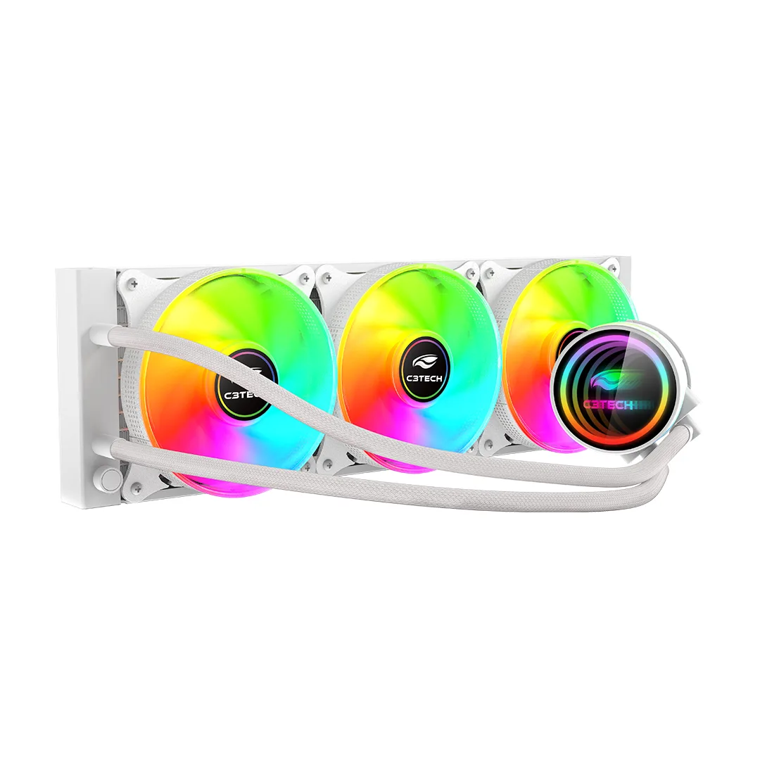 Water Cooler C3Tech Gaming FC-W360WHRGB Branco