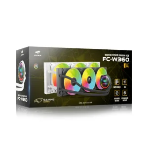 Water Cooler C3Tech Gaming FC-W360WHRGB Branco