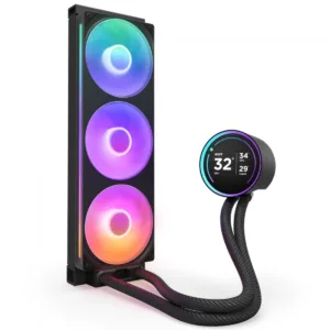 Water Cooler NZXT Kraken Elite 360 RGB 360mm Display LCD Intel/AMD Preto RL-KR36E-B2
