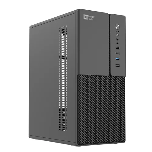 Gabinete Leadertech LT-300C Micro ATX USB 3.0 Sem Fonte Preto