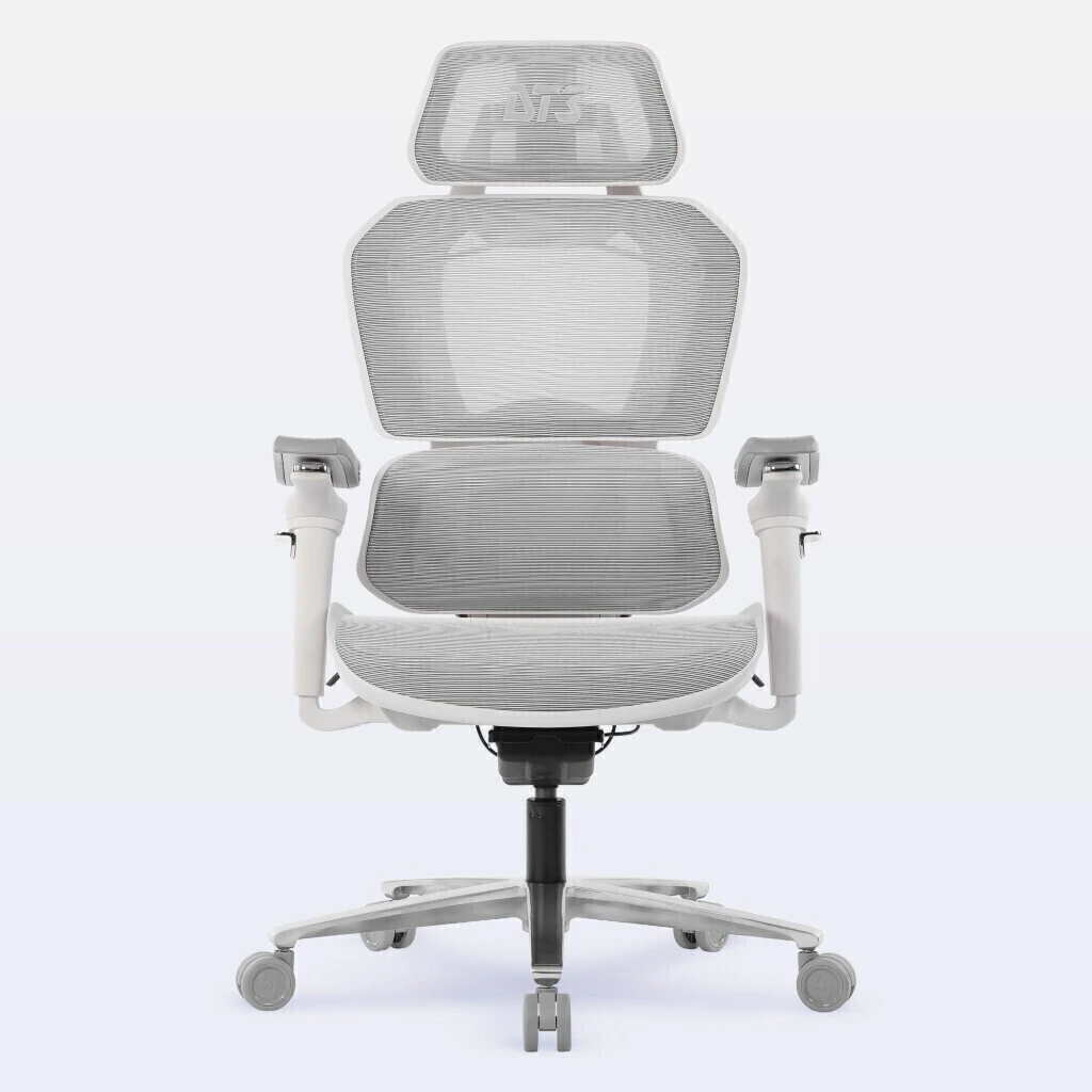 Cadeira Gamer Ergonômica DT3 Chrono All White Reclinável Mesh Braço 5D 14891-3