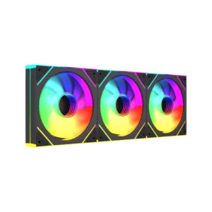 Kit 3 Fans G-Storm Frost 120mm ARGB para Gabinete GS-FROST-120-3F Preto
