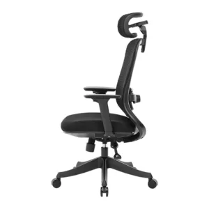 Cadeira Ergonômica DT3 Atria Cool Black 14772-1 Mesh Braços 3D Apoio de Cabeça 4D e Suporte Lombar 2D