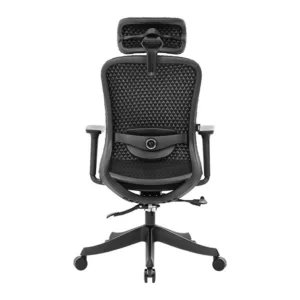 Cadeira Ergonômica DT3 Atria Cool Black 14772-1 Mesh Braços 3D Apoio de Cabeça 4D e Suporte Lombar 2D