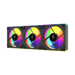 Kit 3 Fans G-Storm Frost 120mm ARGB para Gabinete GS-FROST-120-3F Preto