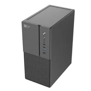 Gabinete Leadertech LT-300C Micro ATX USB 3.0 com Fonte e Cabo de Força Preto