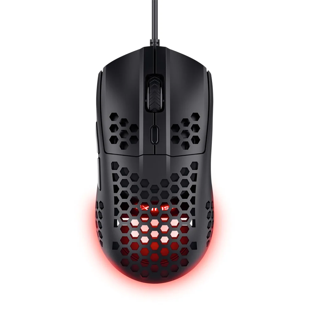 Mouse Gamer Trust Helox Ultra LED GXT 928 Preto 25306