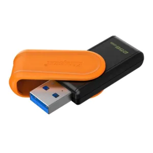 Pen Drive Kingston DataTraveler Exodia S 256GB USB 3.2 Preto e Laranja DTXS/256GB