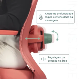 Massageador para Cadeira DT3 Atria Relax com Vibração14872-2
