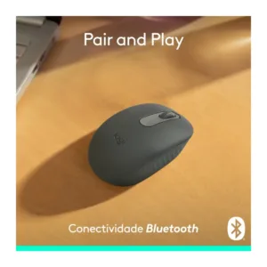 Mouse Sem Fio Logitech M196 Bluetooth Grafite 910-007456