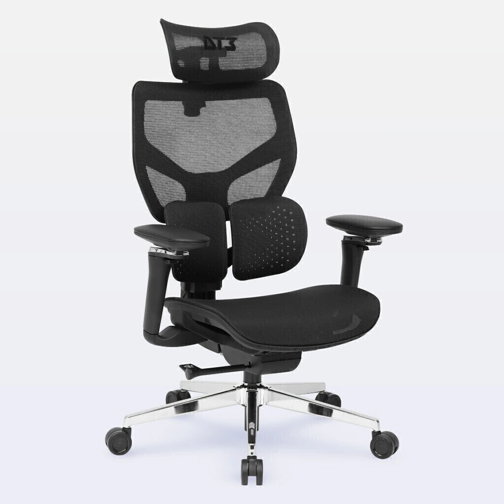 Cadeira Ergonômica DT3 ErgoStance Black Mesh Braços 5D Apoio Lombar Ajustável 14897-9