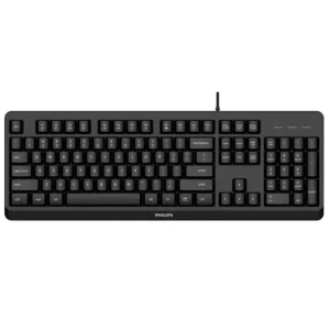 Teclado Philips SPK6207BL Membrana Full Size ANSI USB Preto