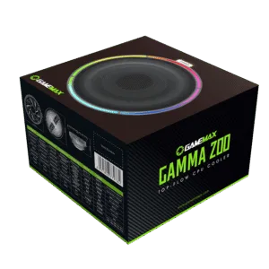 Cooler para Processador Gamemax Gamma 200 RGB 120mm Intel/AMD Preto