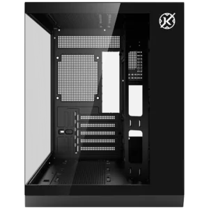 Gabinete Gamer Kalkan Saga Micro Tower Micro-ATX Vidro Temperado Preto Sem Fonte e Sem Fans KLK00043
