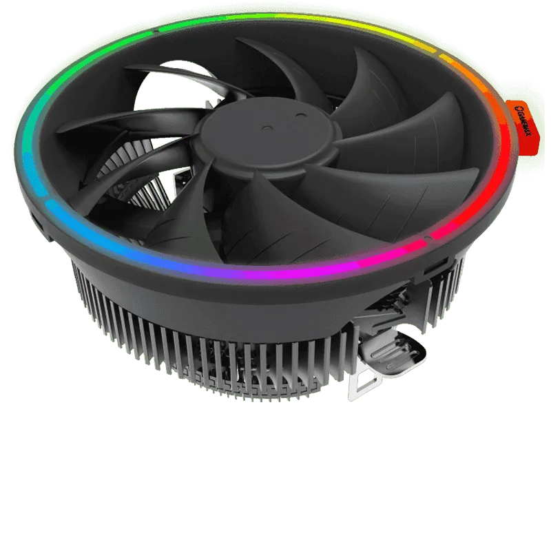 Cooler para Processador Gamemax Gamma 200 RGB 120mm Intel/AMD Preto