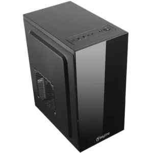Gabinete Office Keytime Frame Micro Tower Micro-ATX e Mini-ITX Preto Sem Fonte KYT00044