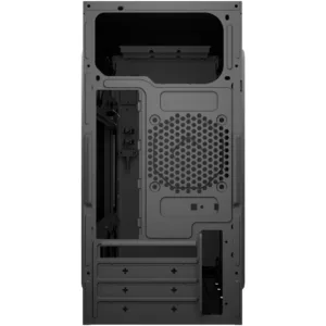 Gabinete Office Keytime Edge Micro Tower Micro-ATX e Mini-ITX Preto Sem Fonte KYT00045