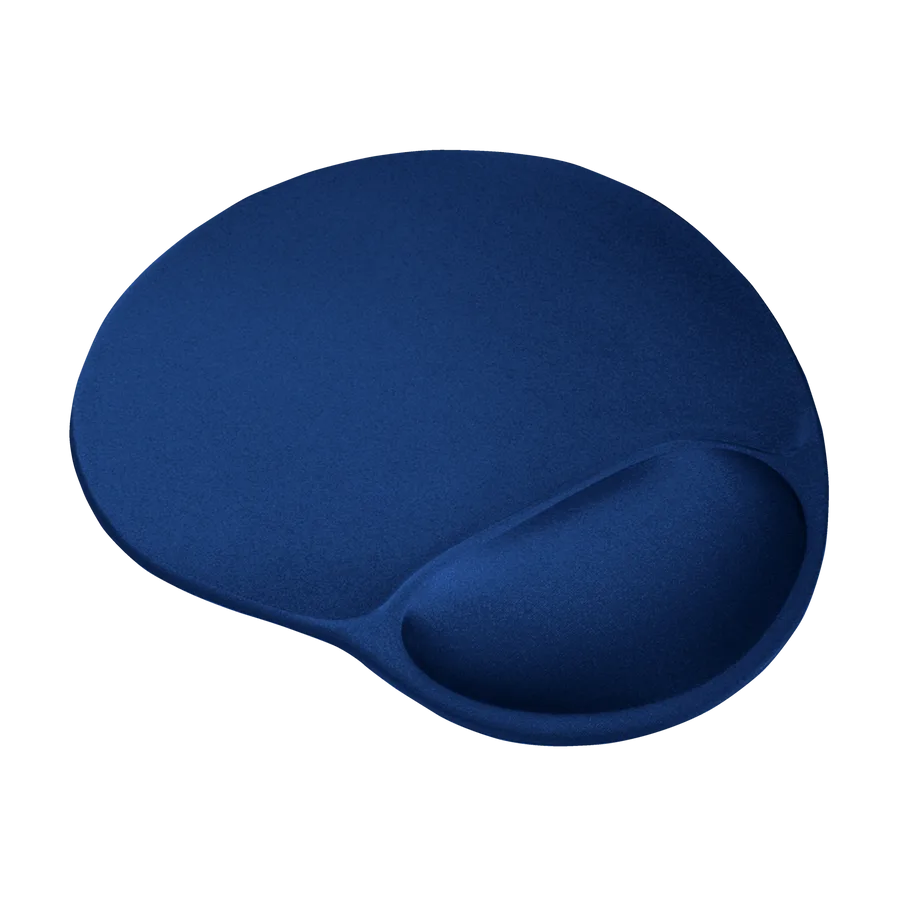 Mousepad Trust Big Foot com Apoio de Pulso (236x205mm) Ergonômico Antiderrapante Azul 24744