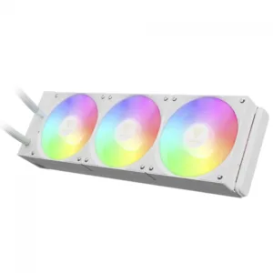Water Cooler Gamdias Chione E4-360 V2 ARGB Display LCD 360mm Intel/AMD Branco CHIONE-E4-360-V2-WH