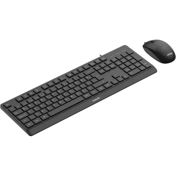 Kit Teclado e Mouse Philips SPT6238 USB ABNT2 Preto 1200 DPI