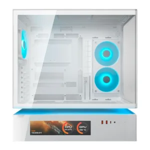 Gabinete Gamer Cougar CFV235 Vision Mid Tower Vidro Temperado Branco com 2 Fans RGB - 382DA40.0004