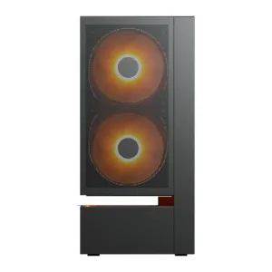 Gabinete Gamer Cougar CFV235 Mesh Mid Tower Vidro Temperado Preto com 3 Fans RGB 382DA40.0005