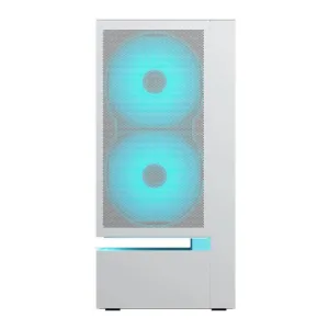 Gabinete Gamer Cougar CFV235 Mesh Mid Tower Vidro Temperado Branco com 3 Fans RGB 382DA40.0006