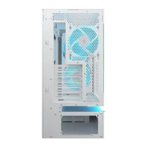 Gabinete Gamer Cougar CFV235 Mesh Mid Tower Vidro Temperado Branco com 3 Fans RGB 382DA40.0006
