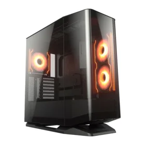 Gabinete Gamer Cougar FV270 Mid Tower Vidro Temperado Preto com 4 Fans RGB 3858M60.0005