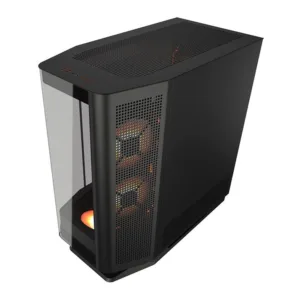 Gabinete Gamer Cougar FV270 Mid Tower Vidro Temperado Preto com 4 Fans RGB 3858M60.0005