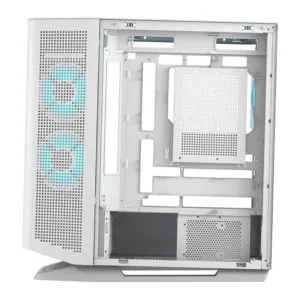 Gabinete Gamer Cougar FV270 Mid Tower Vidro Temperado Branco com 4 Fans RGB 3858M60.0006