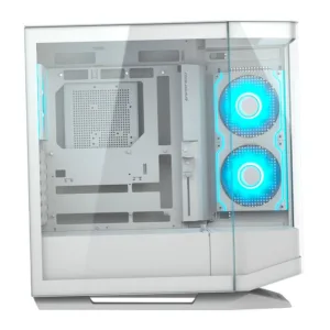 Gabinete Gamer Cougar FV270 Mid Tower Vidro Temperado Branco com 4 Fans RGB 3858M60.0006
