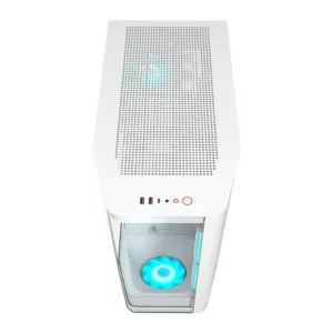 Gabinete Gamer Cougar FV270 Mid Tower Vidro Temperado Branco com 4 Fans RGB 3858M60.0006