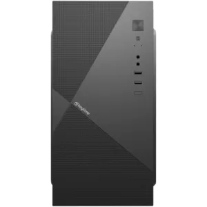 Gabinete Office Keytime Edge Micro Tower Micro-ATX e Mini-ITX Preto Sem Fonte KYT00045