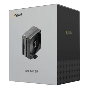 Cooler para Processador Ocypus Iota A40 Display Dot Matrix 120mm Intel/AMD Preto IOTA-A40-BK1NNWD00X-GL