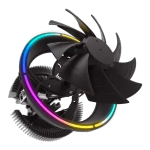 Cooler para Processador Gamemax Gamma 200 RGB 120mm Intel/AMD Preto