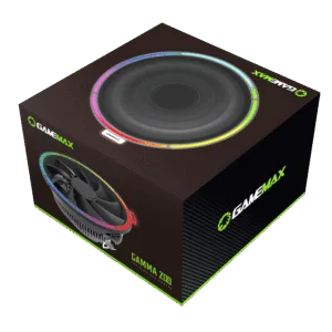 Cooler para Processador Gamemax Gamma 200 RGB 120mm Intel/AMD Preto