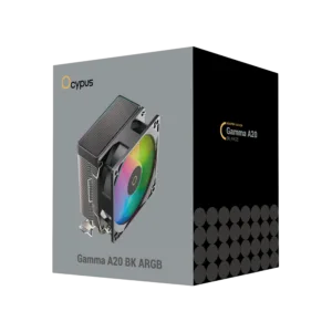 Cooler para Processador Ocypus Gamma A20 ARGB 92mm Intel/AMD Preto GAMMA-A20-BK 1AAWN00F-GL