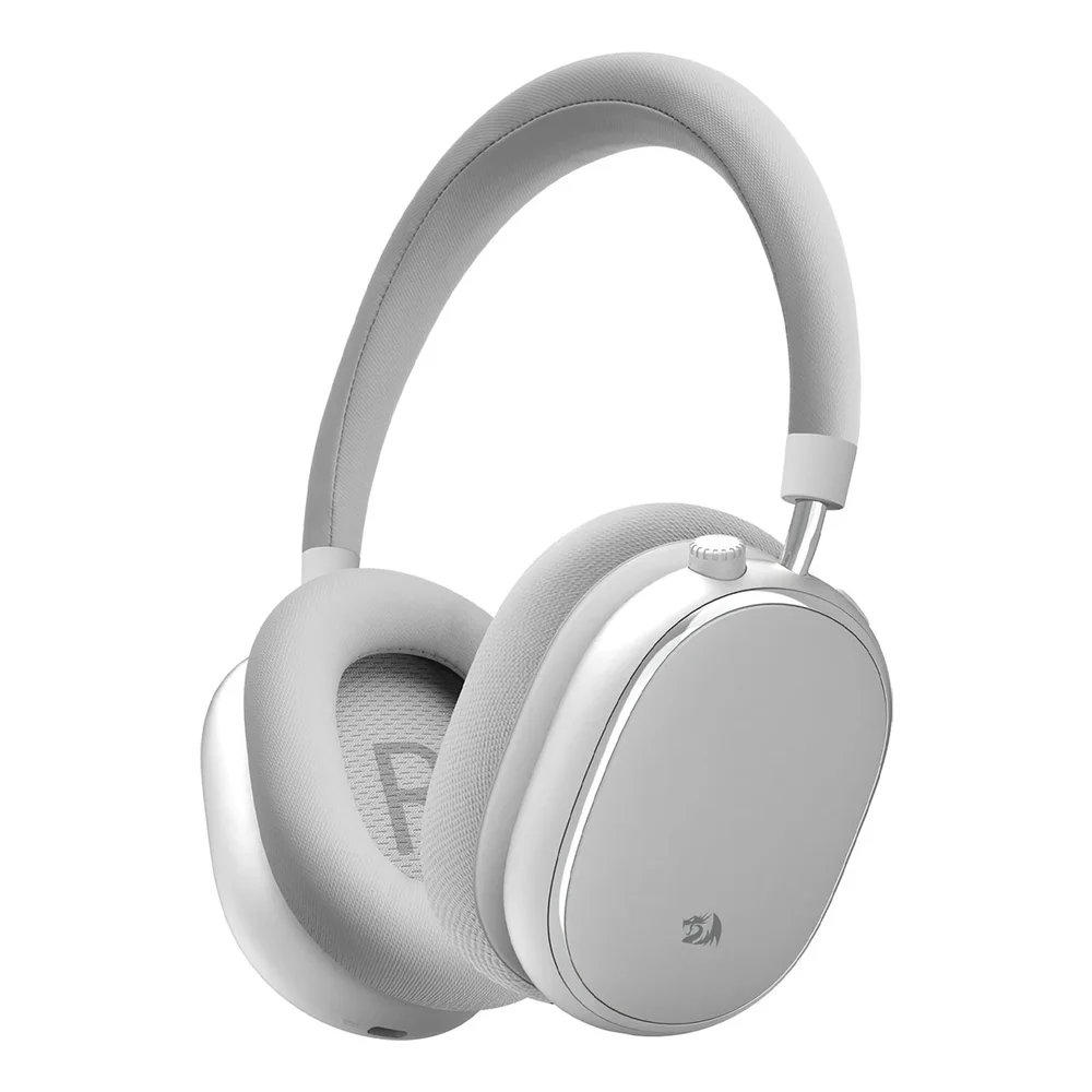Headset Gamer Redragon Vibecore 700NC Bluetooth ANC Wireless Driver 40mm Branco H620
