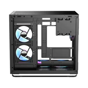 Gabinete Gamer Ocypus Iota C70 ARGB Mid Tower Vidro Temperado Preto com 6 Fans ARGB Display Digital IOTA-C70-BKD600XX-GL