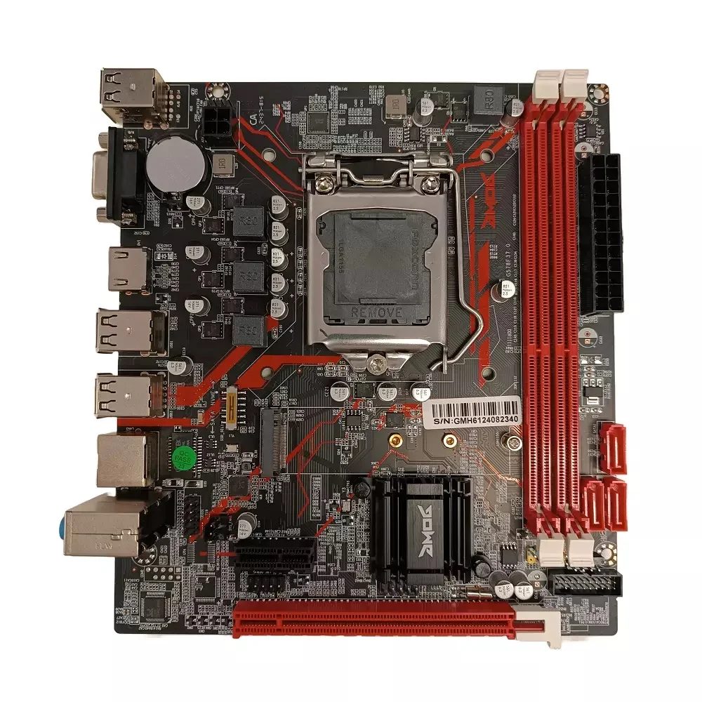 Placa Mãe GMOG GMH61D3 H61 LGA 1155 DDR3 M.2 NVMe Micro ATX