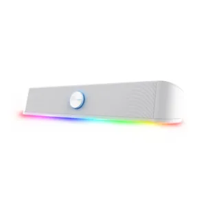 Soundbar Gamer Trust GXT 1619W Rhox RGB USB 6W RMS Branca 25997
